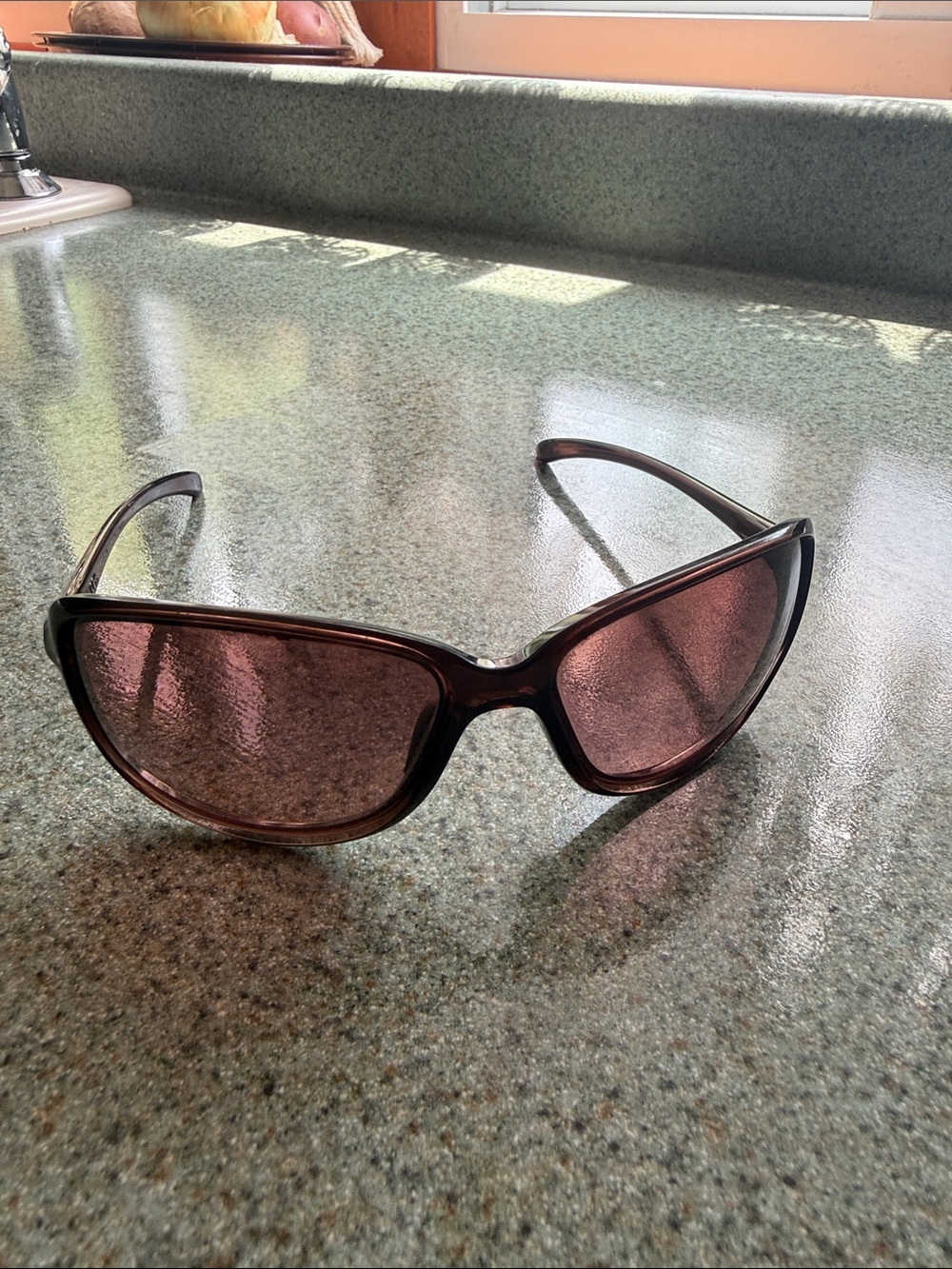 Oakley Cohort Women's Rust colored Tinted Oversized Sunglasses